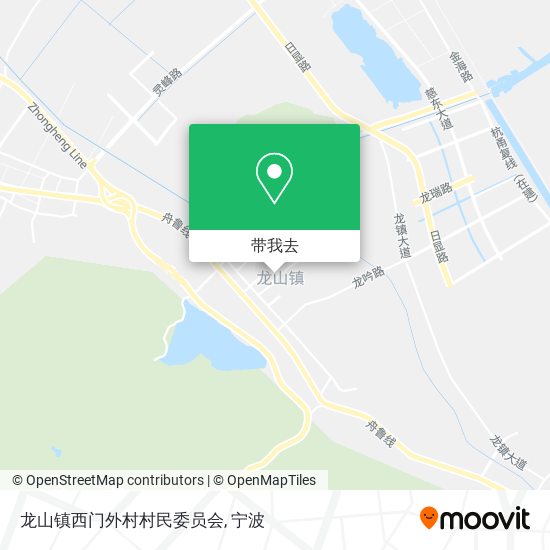 龙山镇西门外村村民委员会地图