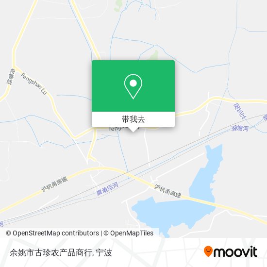 余姚市古珍农产品商行地图