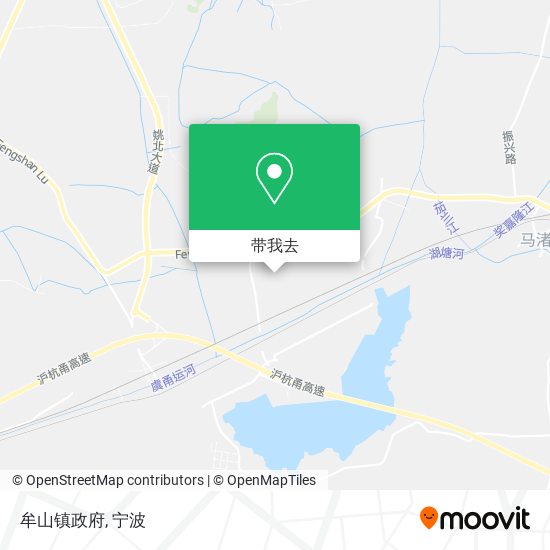 牟山镇政府地图