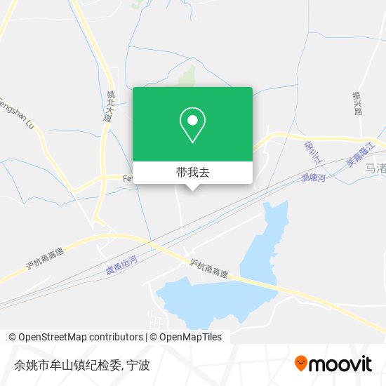 余姚市牟山镇纪检委地图