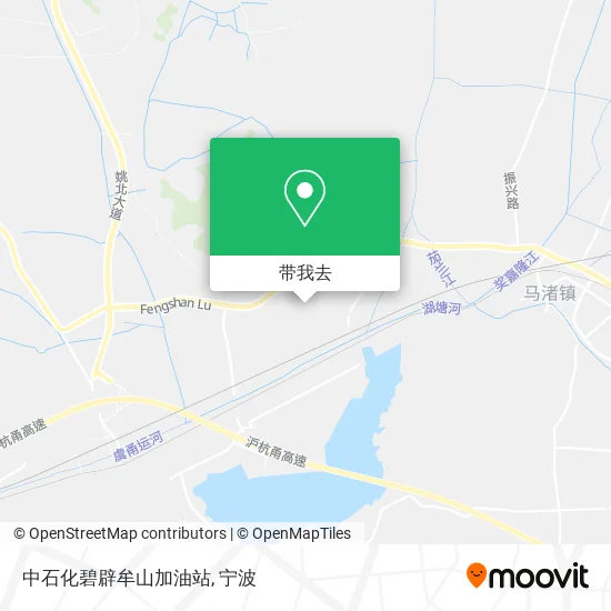 中石化碧辟牟山加油站地图