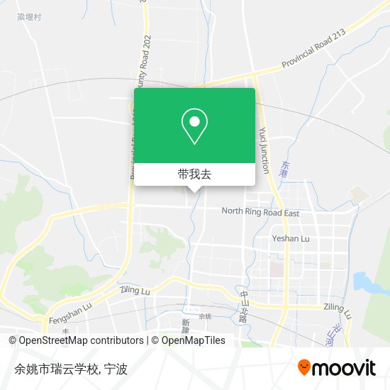 余姚市瑞云学校地图