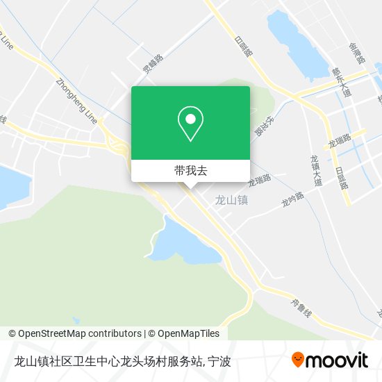 龙山镇社区卫生中心龙头场村服务站地图