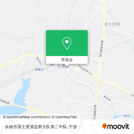余姚市国土资源监察大队第二中队地图