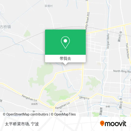 太平桥菜市场地图