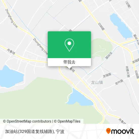 加油站(329国道复线辅路)地图