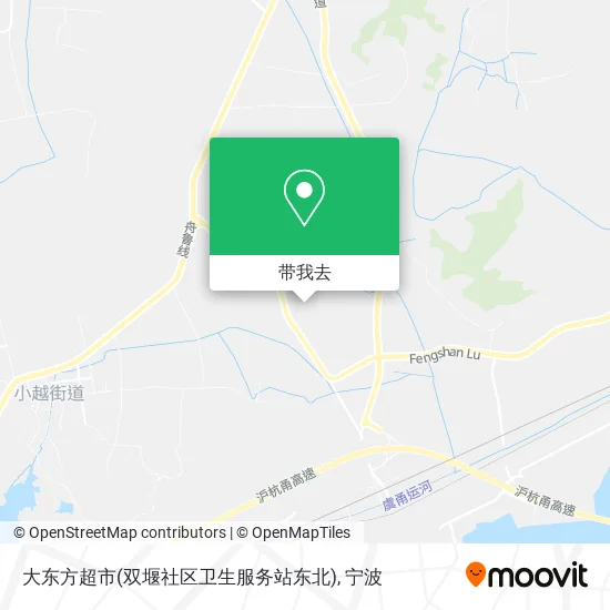 大东方超市(双堰社区卫生服务站东北)地图
