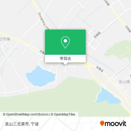 龙山三北菜市地图
