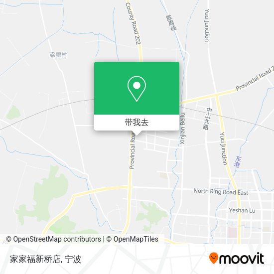 家家福新桥店地图