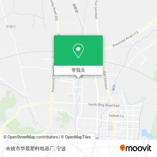 余姚市华晨塑料电器厂地图