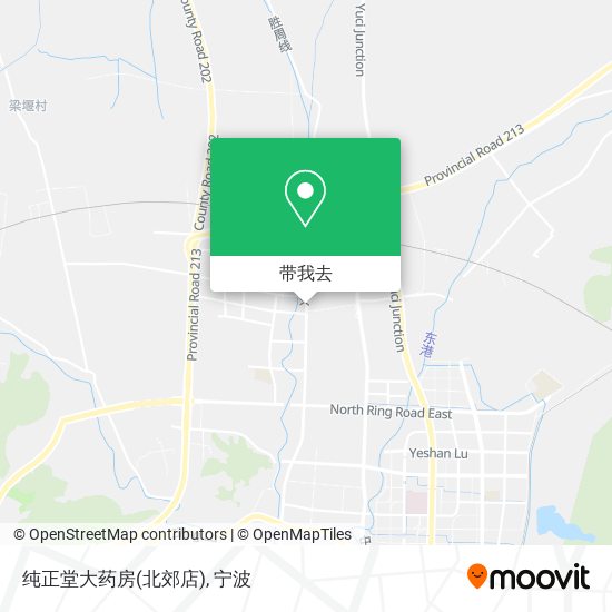 纯正堂大药房(北郊店)地图