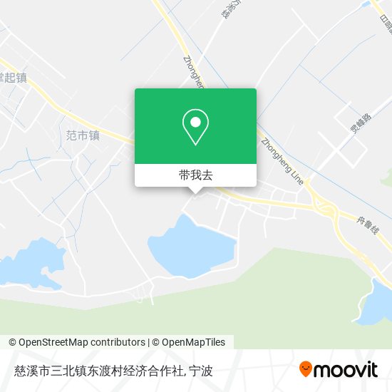 慈溪市三北镇东渡村经济合作社地图