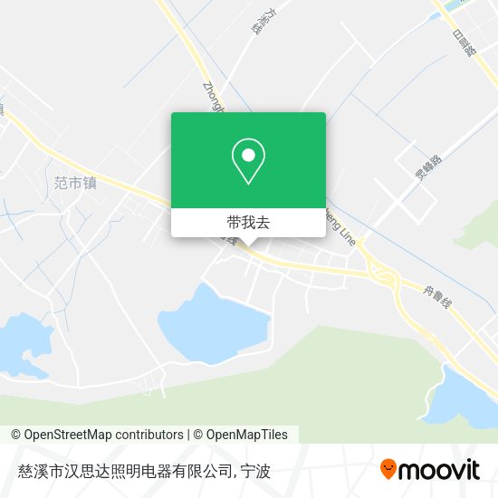 慈溪市汉思达照明电器有限公司地图