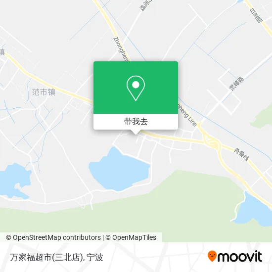 万家福超市(三北店)地图