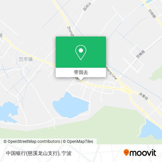中国银行(慈溪龙山支行)地图