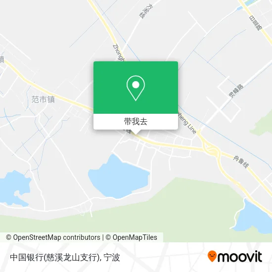 中国银行(慈溪龙山支行)地图