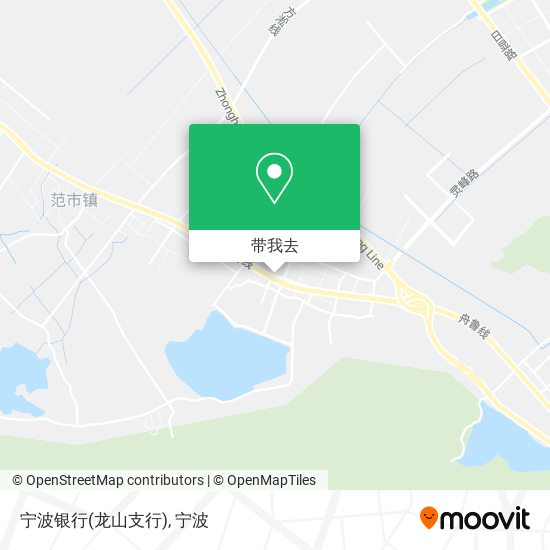 宁波银行(龙山支行)地图