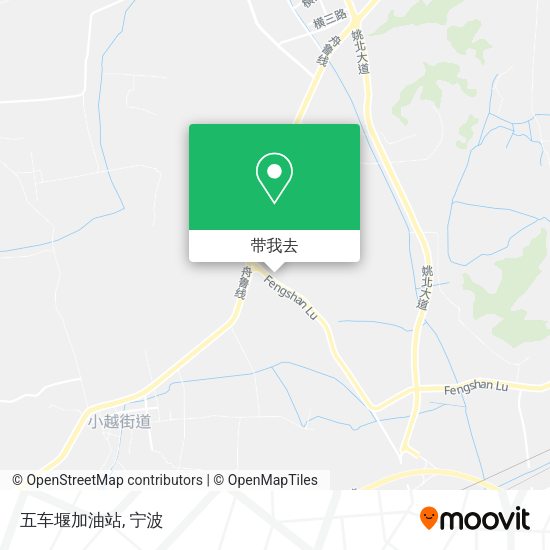 五车堰加油站地图