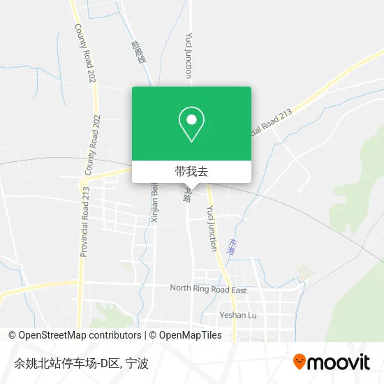 余姚北站停车场-D区地图
