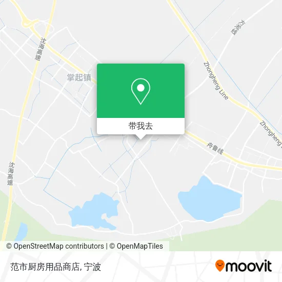 范市厨房用品商店地图