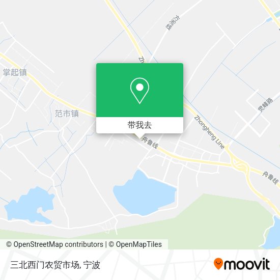 三北西门农贸市场地图