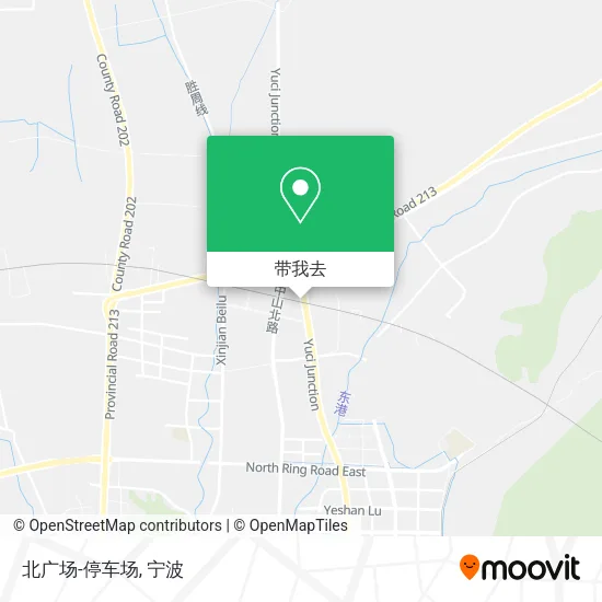 北广场-停车场地图