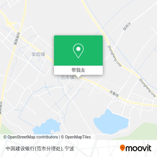 中国建设银行(范市分理处)地图