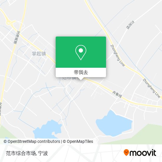 范市综合市场地图