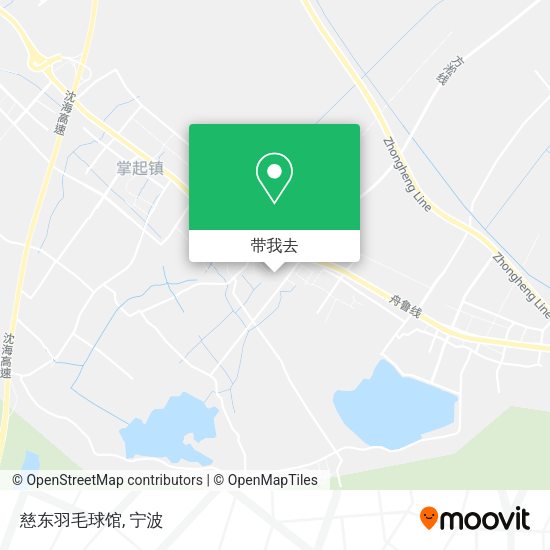 慈东羽毛球馆地图