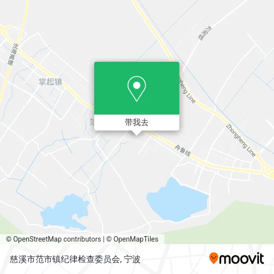 慈溪市范市镇纪律检查委员会地图