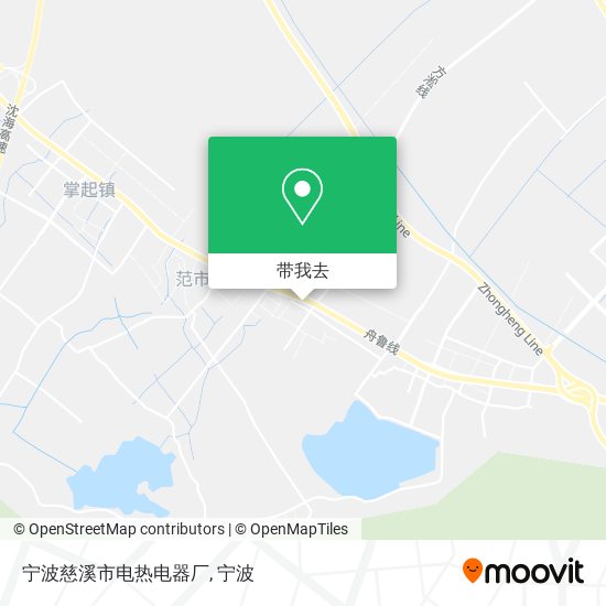 宁波慈溪市电热电器厂地图