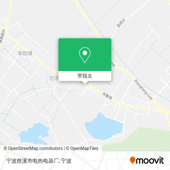 宁波慈溪市电热电器厂地图