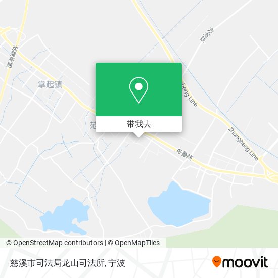 慈溪市司法局龙山司法所地图