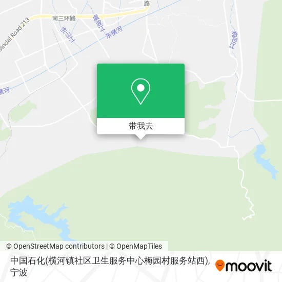 中国石化(横河镇社区卫生服务中心梅园村服务站西)地图