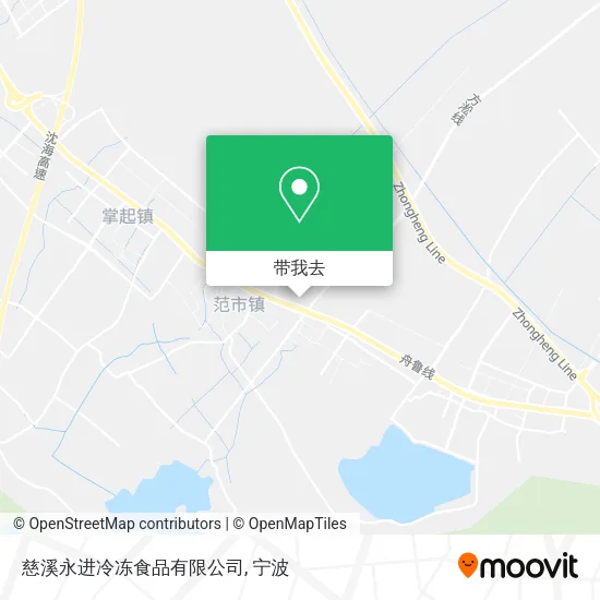 慈溪永进冷冻食品有限公司地图