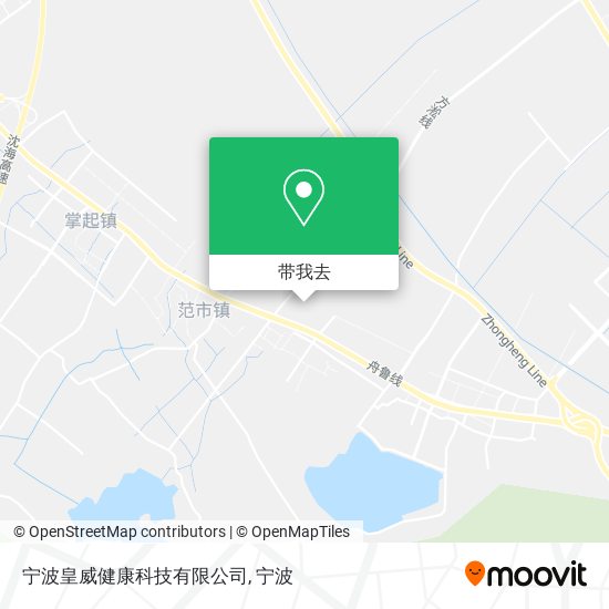 宁波皇威健康科技有限公司地图