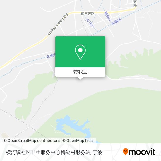横河镇社区卫生服务中心梅湖村服务站地图