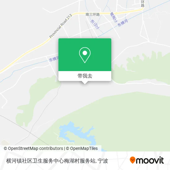 横河镇社区卫生服务中心梅湖村服务站地图