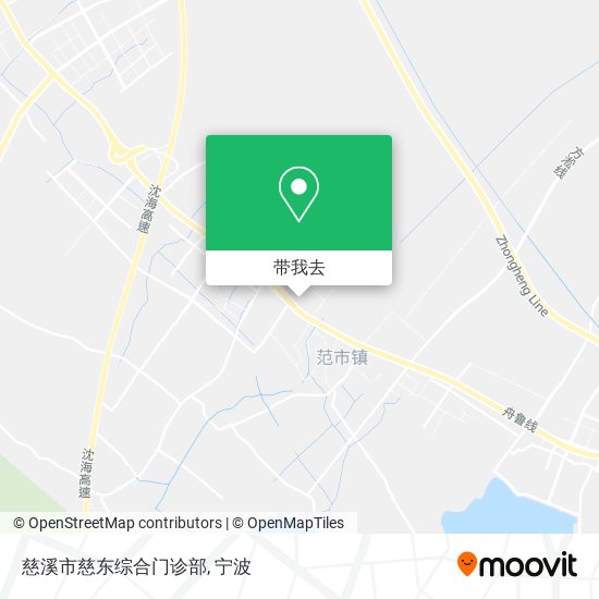 慈溪市慈东综合门诊部地图