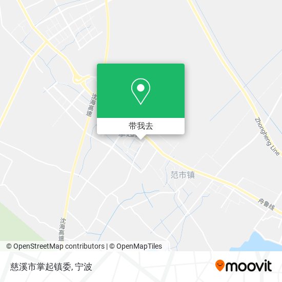 慈溪市掌起镇委地图