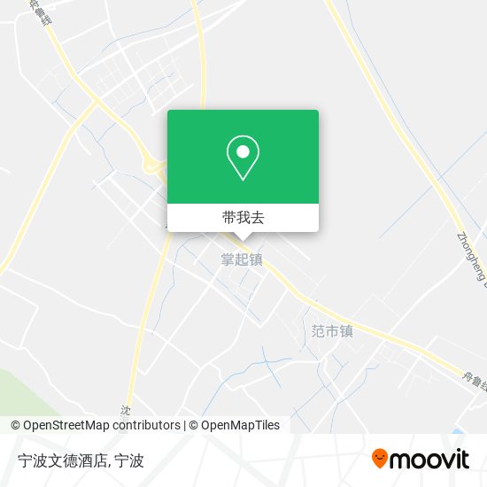 宁波文德酒店地图