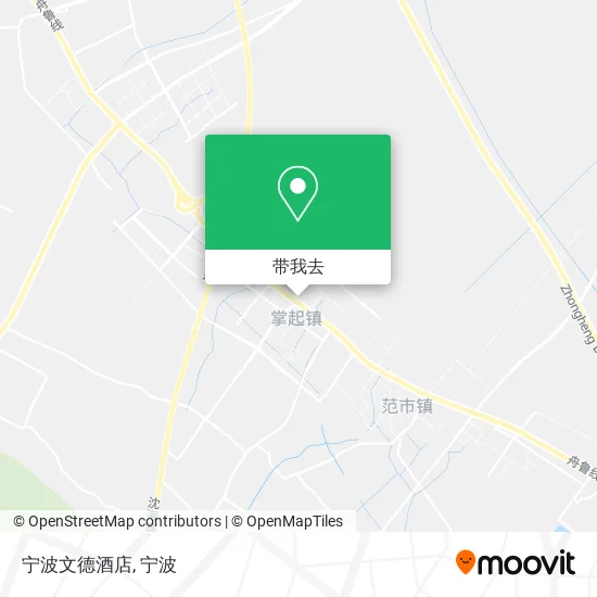 宁波文德酒店地图