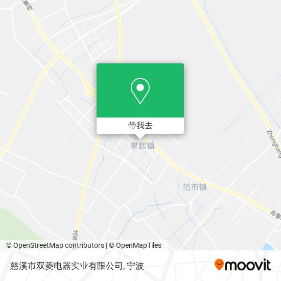 慈溪市双菱电器实业有限公司地图