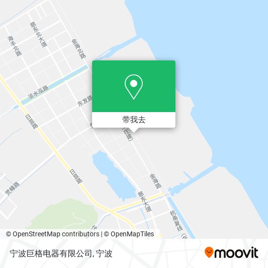 宁波巨格电器有限公司地图