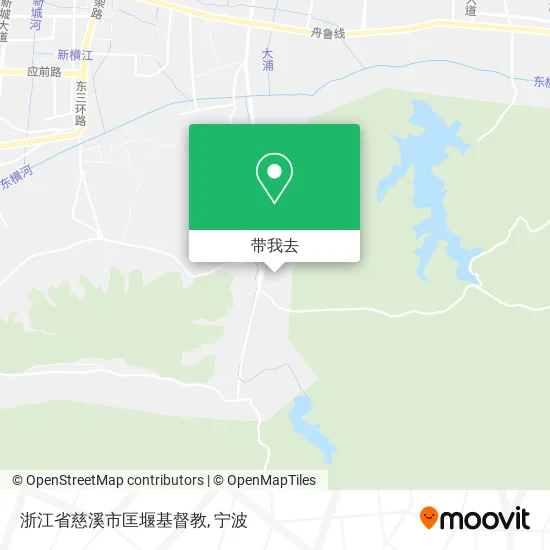 浙江省慈溪市匡堰基督教地图