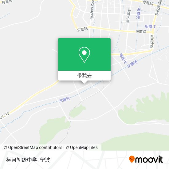横河初级中学地图