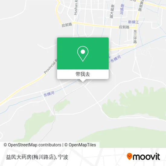 益民大药房(梅川路店)地图