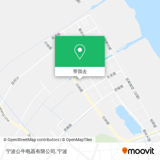宁波公牛电器有限公司地图