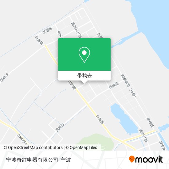 宁波奇红电器有限公司地图