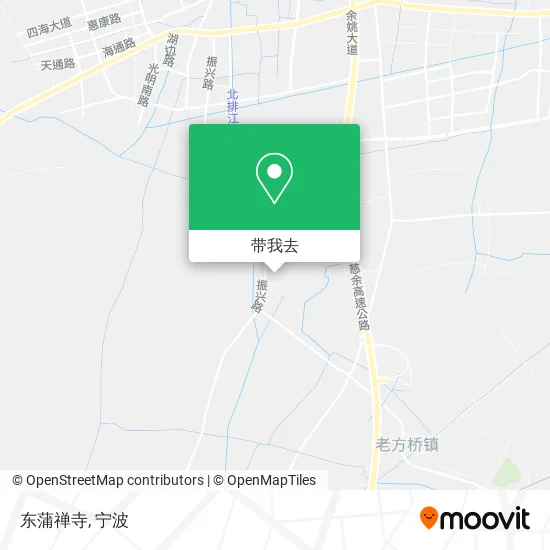东蒲禅寺地图